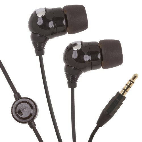 417DizCuJ L PRO i Series High Fidelity Stereo Earphones, mic and on/off button for iPhone, Blackberry and MP3 with 3.5mm DC jack.