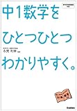 中1数学をひとつひとつわかりやすく。