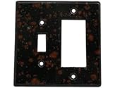 IMAGE OF Cheetah Ceramic Switch Plate / 1 Toggle - 1 Rocker
