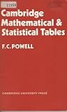 Cambridge mathematical and statistical tables