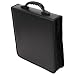 128 Disc CD Wallet Holder DVD Case Organizer Portfolio Binder Leather-Like (Black)