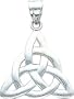 14K White Gold Trinity Charm