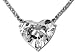 DIAMOND HEART SHAPE 5.04 CARATS "G" COLOR "IF" CLARITY" IMPORTANT NECKLACE