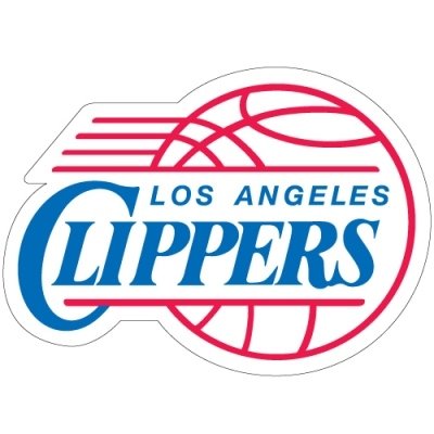 Los Angeles Clippers NBA Team Logo 6'' Car Magnet