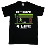 Pitfall 8 Bit For Life Atari Retro Gaming T-Shirt Tee