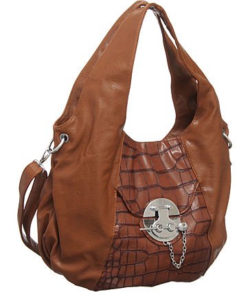 Large Croc Trim Balans Hobo