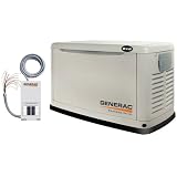 GeneracGuardianSeries55018,000WattAir-CooledPropane/NaturalGasPoweredHomeAutomaticStandbyGeneratorwithSteelEnclosure(CARBCompliant)