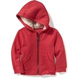 オールドネイビー OLD NAVY/ シェルパラインドフリースフード ロビーレッド アウターパーカー 3～6ヶ月【並行輸入】