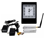 VideoSecu Pinhole Wireless Security Video Audio Color Hidden Clock Spy Camera CCW905K