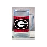 NCAA Georgia Bulldogs Frosty Mugs (Set of Two)