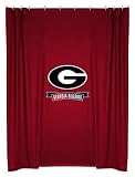 Georgia Bulldogs Locker Room Shower Curtain