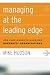 Managing at the Leading Edge: New Challenges in Managing Nonprofit Organizations