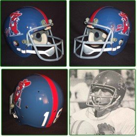 Mississippi Rebels 1970-74 Authentic Vintage Full Size Helmet