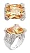 Jewelry : CHAMPAGNE COLOR PRINCESS CUT RING