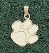 Anderson Jewelry Clemson Tigers Paw 5/8 Gold Charm