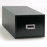 Black Single Drawer 6x9 Card File