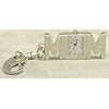 Silver MUM Miniature Clock Keyring - Keychain Mini Clock