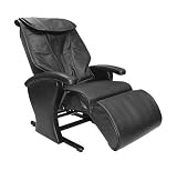 Comfort Trends Revive CT-20 Luxury Shiatsu Massage Lounger with Comfort Cell Memory Foam, Black