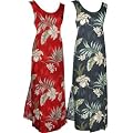 Long Tank Dress - Floating Orchid A-Shape 18