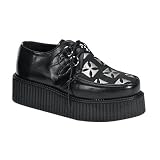 CREEPER-407 Black Pu Creeper w/ Iron Cross or Skull