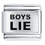 Boys Lie Gift Italian Charm