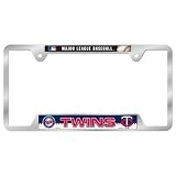 MLB Minnesota Twins Metal License Plate Frame