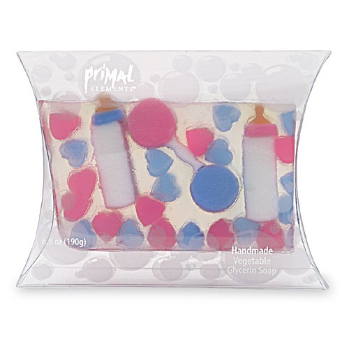 Primal Elements Baby Love 6.5 Oz. Bar Soap, Cellophane Wrap with Pillow Container