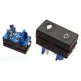 1992-1995 BMW 318i SEDAN POWER WINDOW SWITCH (LOWER SECTION BLUE) by ESI