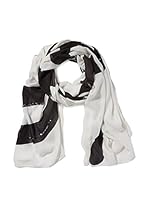 Tom Tailor Denim Bufanda (Marfil / Negro)