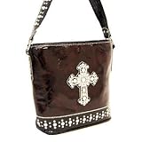 Celeritas Sports; Brown Fashion Cross Purse w/Rhinestones item number 560508