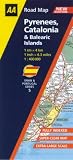 Books : Pyrenees, Catalonia and Balearic Islands (AA Road Map Spain & Portugal)