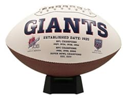 K2 New York Giants Signature Series Football - New York Giants One Size