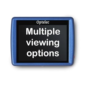 Optelec Mini - 3.5 Inch Color Portable Video Magnifier - 3.5 Hrs. of Battery Use!