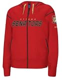 Ottawa Senators -Red- Women's Dazzle Trim Hooded Sweatshirt
