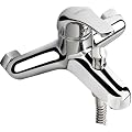 AQUARIS Thomas - Badarmatur Dusche / Wanne Aufputz incl. Handbrause - 5 Jahre Garantie