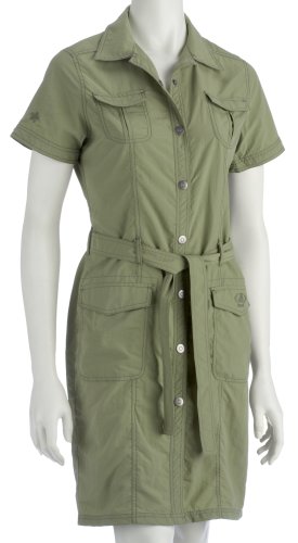Maul Vail Damen Travel Kleid kurz, moos