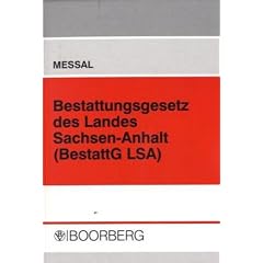 Bestattungsgesetz des Landes Sachsen-Anhalt (BestattG LSA)
