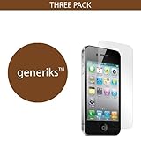 Generiks TM iPhone 4 *DIAMOND* Screen Protectors (3 Pack!!!)