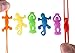 Fun Express Mini Stretchy Flying Frogs and Lizards - Bulk Set of 144 - Novelty Toys, Party Favors and Giveaways