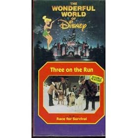 The Wonderful World of Disney: Three on the Run / Race for Survival [VHS Tape]