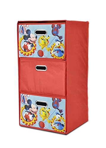 Disney Mickey Mouse Foldable 3-Drawer Storage Organizer