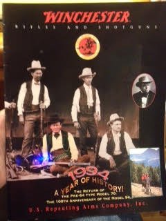 Winchester Rifles and Shotguns Catalog 1994 a year of history