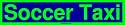 Soccer Taxi Large Bumper Sticker