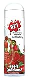 WET Flavored Body Glide Edible Lubricant 3.5 oz Bottle KIWI STRAWBERRY