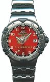 US Marine Corps Wrist Watch with Red Dial