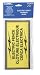 Tools & Hardware : Woodstream #A-12T Energiz Fence Warn Sign