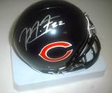 Matt Forte Chicago Bears Hand Signed Autographed Mini Football Helmet