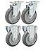 Caster Replacement Kit for Rubbermaid | Set of 4 | 5
