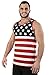 Exist Men's USA Flag Tank Top America Stars & Stripes