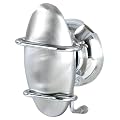 Wenko 7489100 Edelstahlseife mit Halter Super-Loc - Befestigen ohne Bohren, Geruchsentfernung, Chrom, 4 x 10 x 5 cm